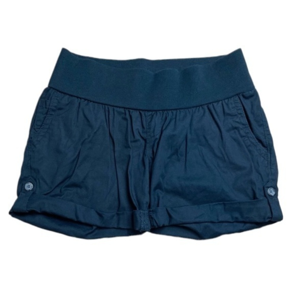 Liz Lange Maternity Black Roll-Up Shorts